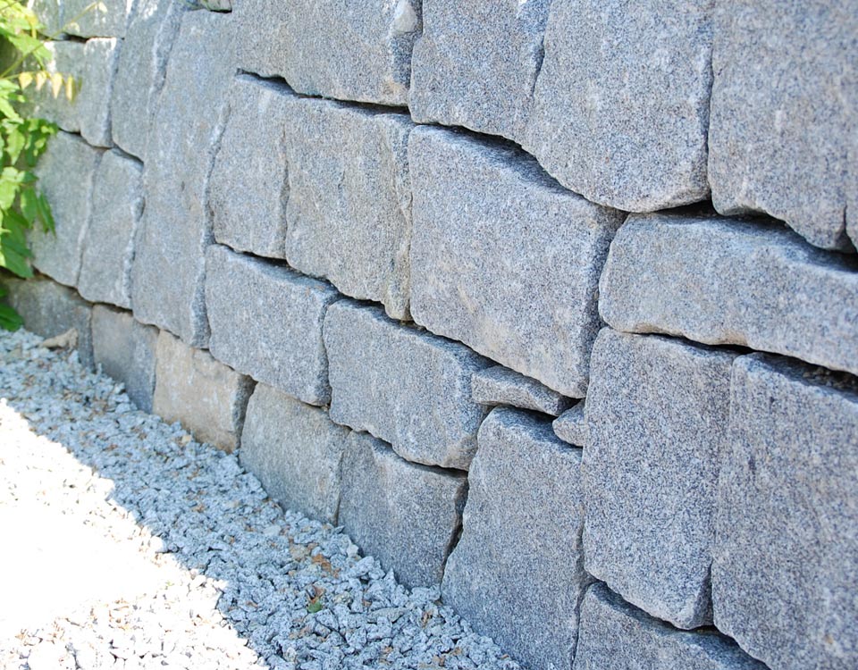 Mauerstein, Granit, unsortiert
