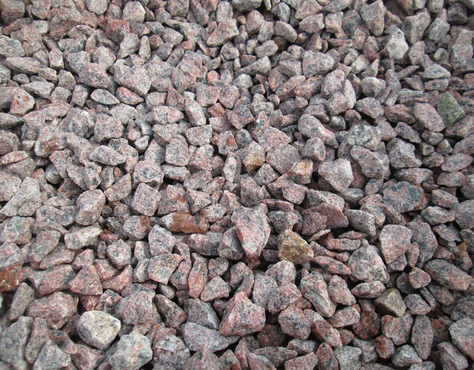 Zierkies, Granit, rot