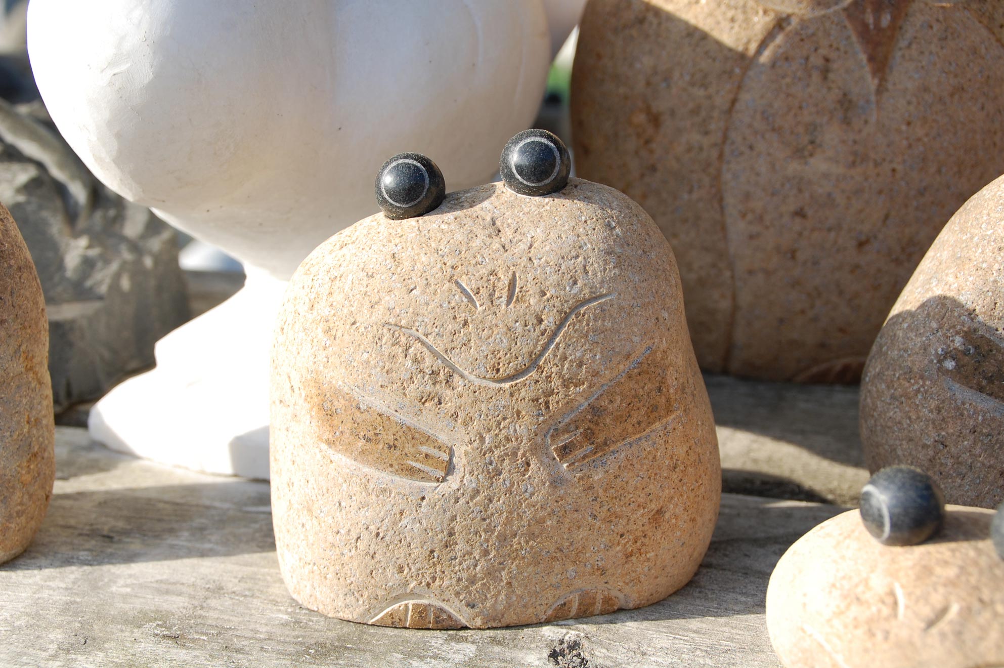 Frosch, Granit natur