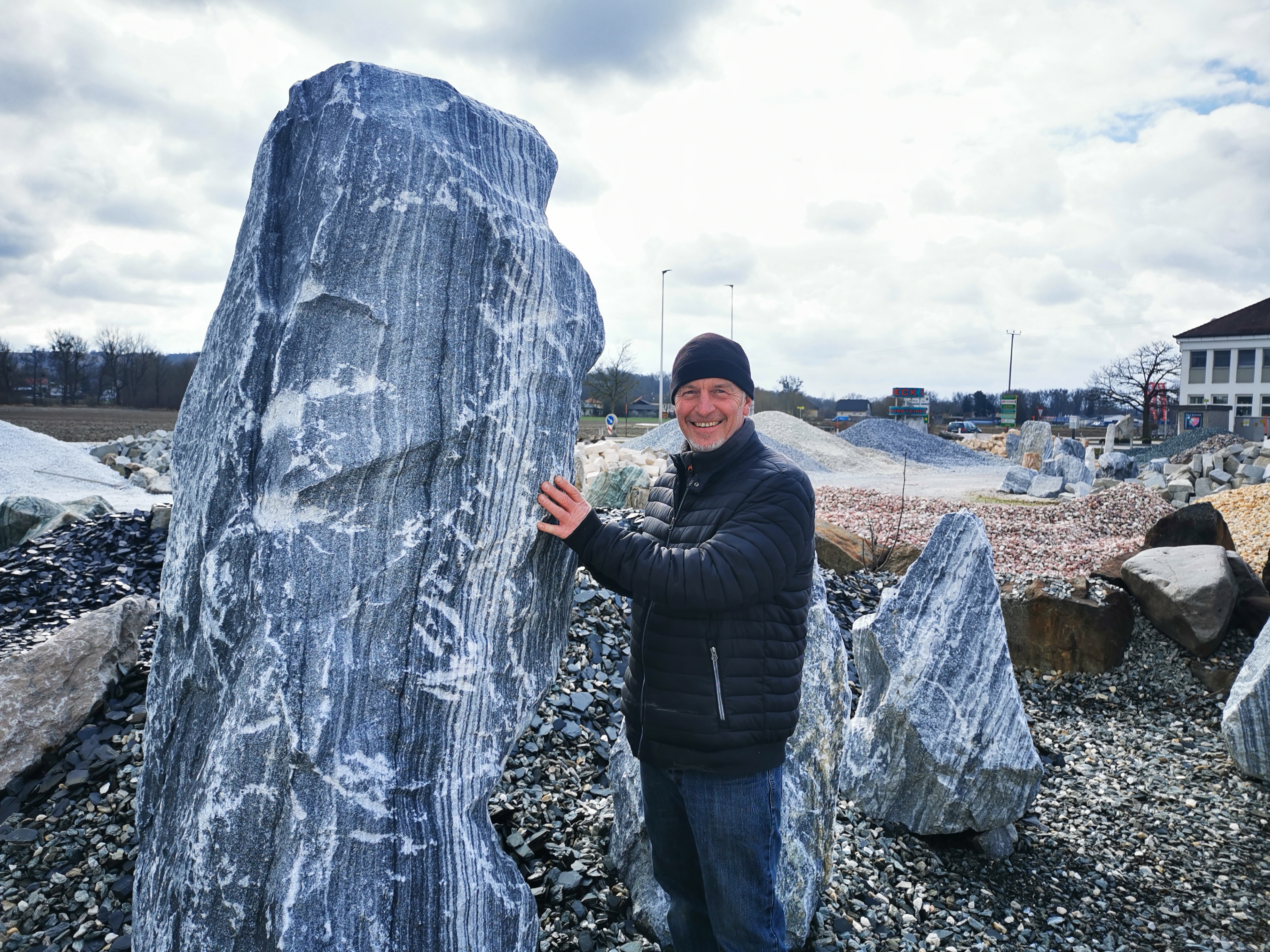 Findlinge, Gletscher Marmor